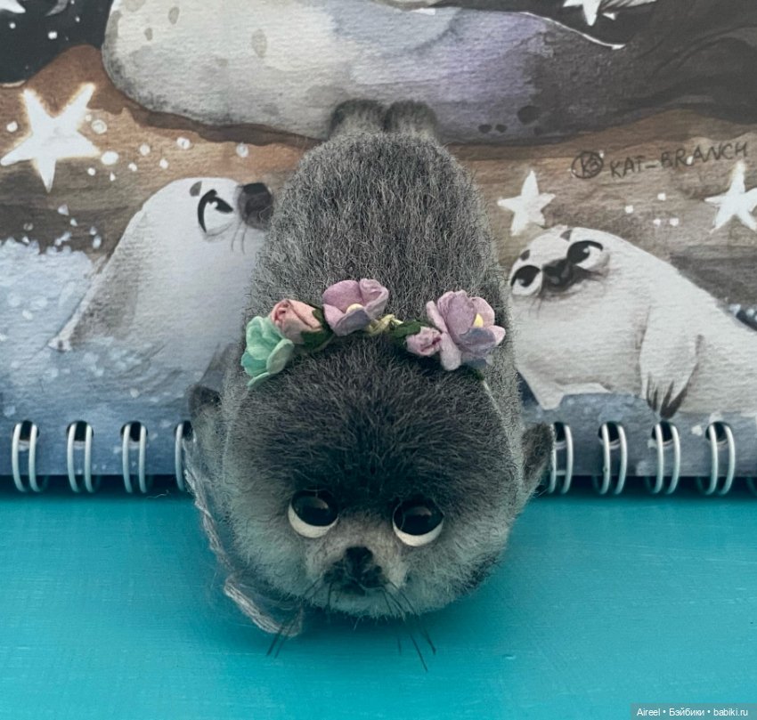 Очаровательный тюленьчик от мастерицы Алины Макаровой (фото 4)