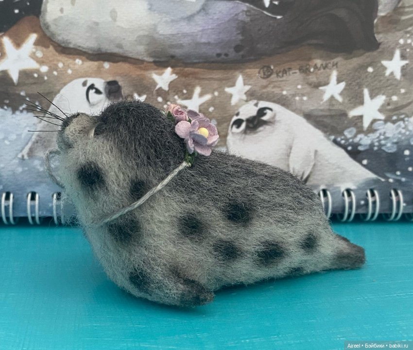 Очаровательный тюленьчик от мастерицы Алины Макаровой (фото 7)