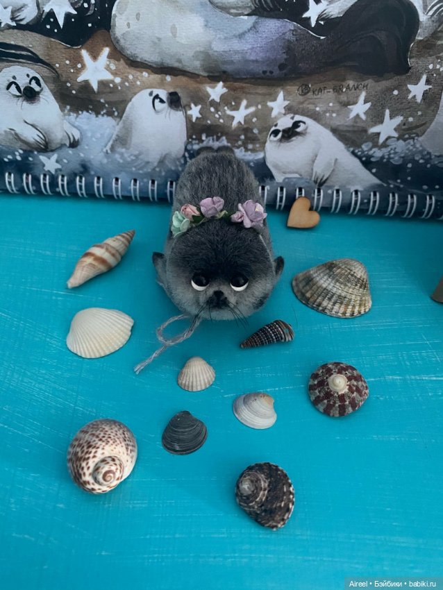 Очаровательный тюленьчик от мастерицы Алины Макаровой (фото 2)