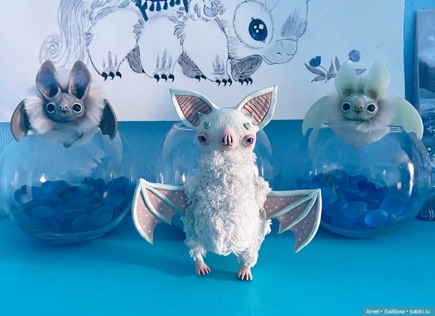 Моя мини коллекция авторских летучих мышек от Puzgles Loft и LapkaArts (фото 3)