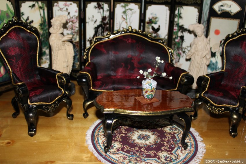 Интерьер в стиле шинуазри (фото 8)