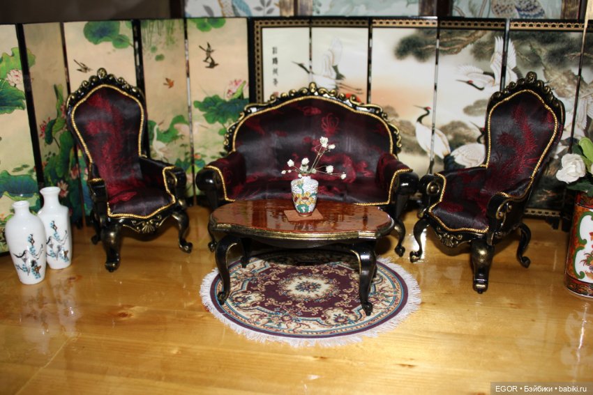 Интерьер в стиле шинуазри (фото 9)