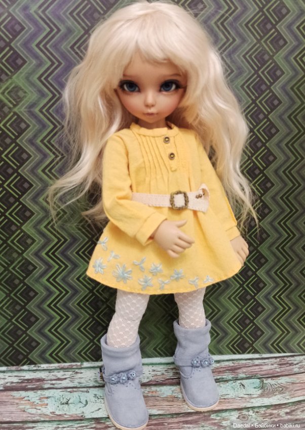 Платье-рубашка на литлфи — Одежда и обувь для кукол своими руками: фото (фото 6)