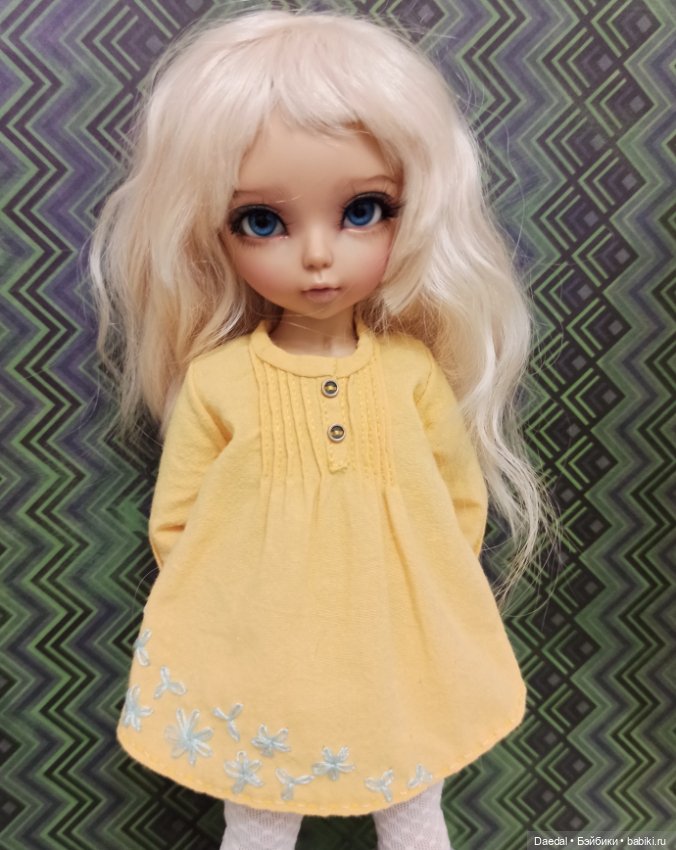 Платье-рубашка на литлфи — Одежда и обувь для кукол своими руками: фото (фото 2)