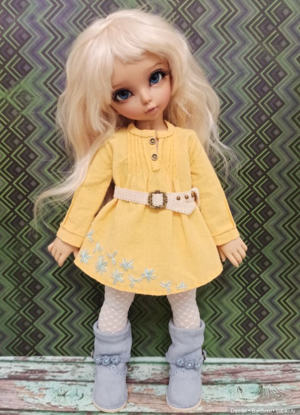Платье-рубашка на литлфи — Одежда и обувь для кукол своими руками: фото (фото 5)