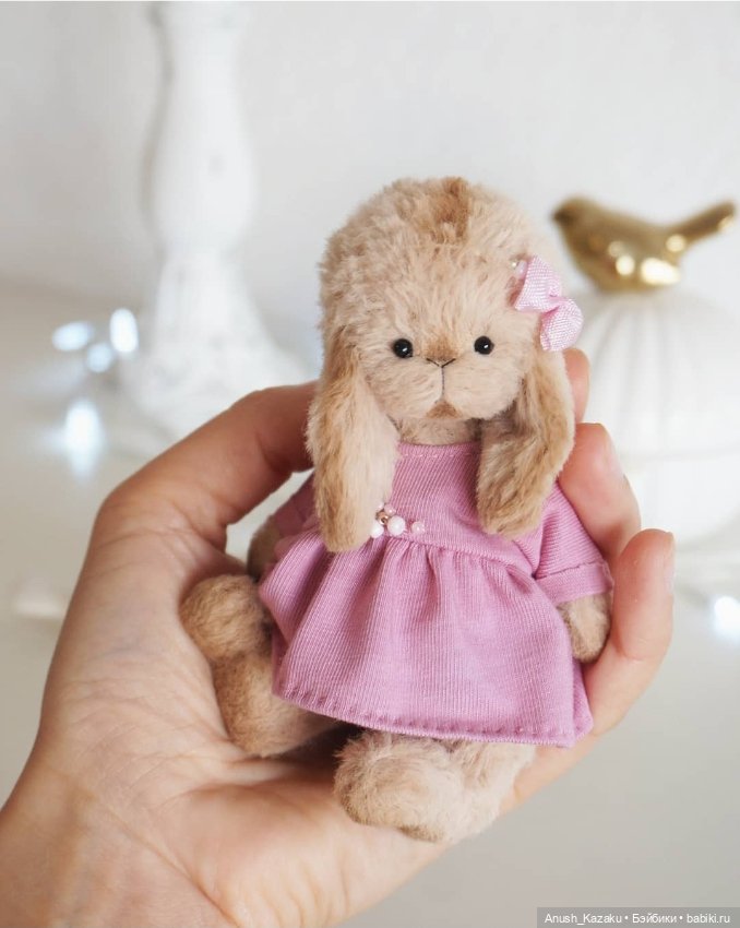 Зайка тедди — Авторские мишки Тедди и друзья: фото