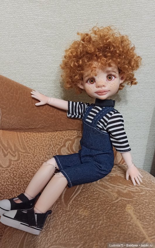 Сладкая парочка — Лепка авторских кукол: полимерная глина (фото 4)