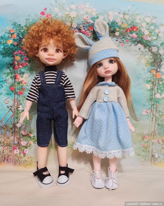 Сладкая парочка — Лепка авторских кукол: полимерная глина