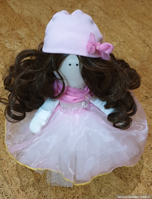 Кукла "Кудряшка Мила" — Авторские текстильные куклы: Вальдорфские (фото 3)