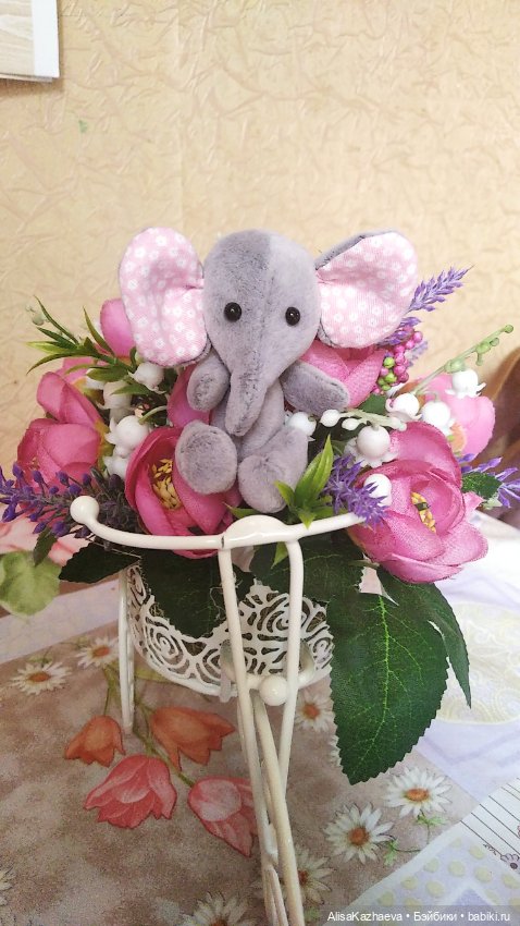 Мой первый слоняшик — Авторские мишки Тедди и друзья: фото (фото 3)