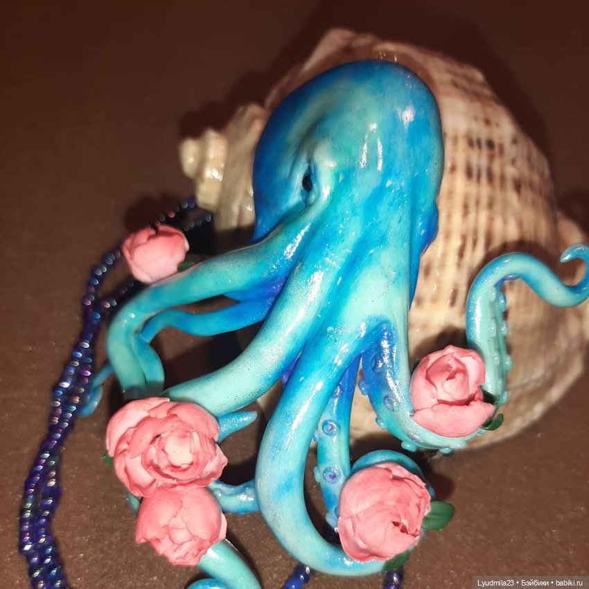 Мои новые работы, малыш и осьминожка (фото 6)