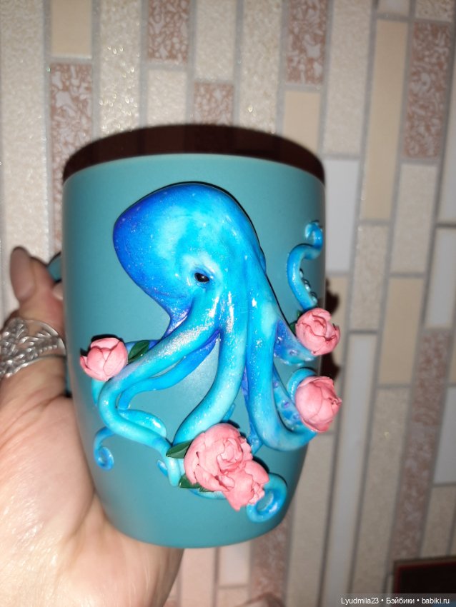 Мои новые работы, малыш и осьминожка (фото 7)