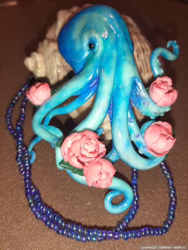Мои новые работы, малыш и осьминожка (фото 5)