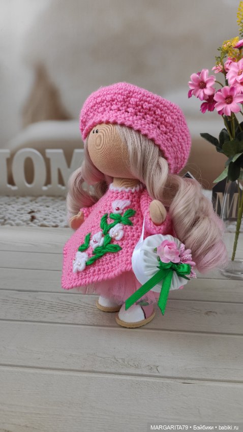 Весна — Авторские текстильные куклы: Вальдорфские (фото 5)