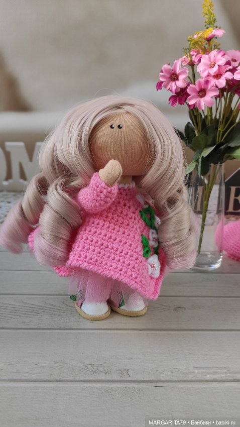 Весна — Авторские текстильные куклы: Вальдорфские (фото 7)