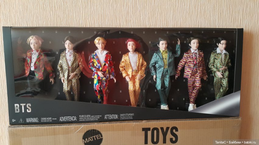 Корейские айдолы в России! (Подарочный набор из 7кукол ВТС Маттел ) (фото 4)
