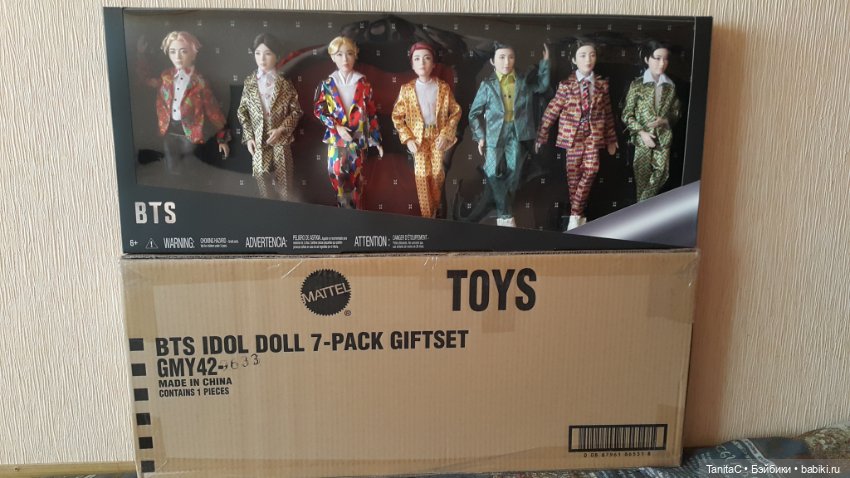 Корейские айдолы в России! (Подарочный набор из 7кукол ВТС Маттел ) (фото 3)