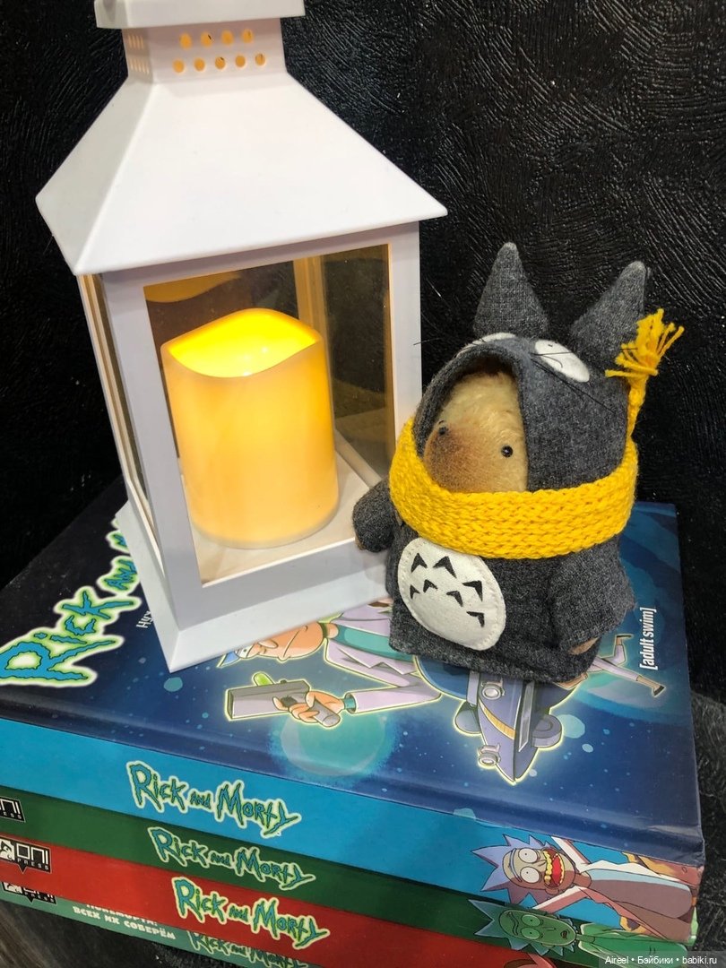 Авторский ежик в костюме тоторо от Настены Никитиной (фото 4)