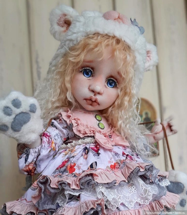 Машенька. Текстильная интерьерная куколка