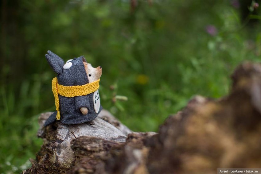 Авторский ежик в костюме тоторо от Настены Никитиной (фото 8)