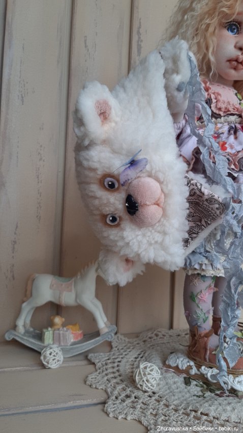 Машенька. Текстильная интерьерная куколка (фото 10)