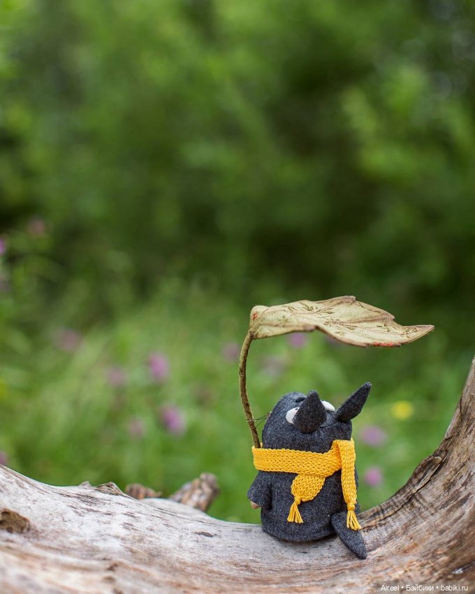 Авторский ежик в костюме тоторо от Настены Никитиной (фото 9)