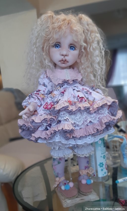 Машенька. Текстильная интерьерная куколка (фото 5)