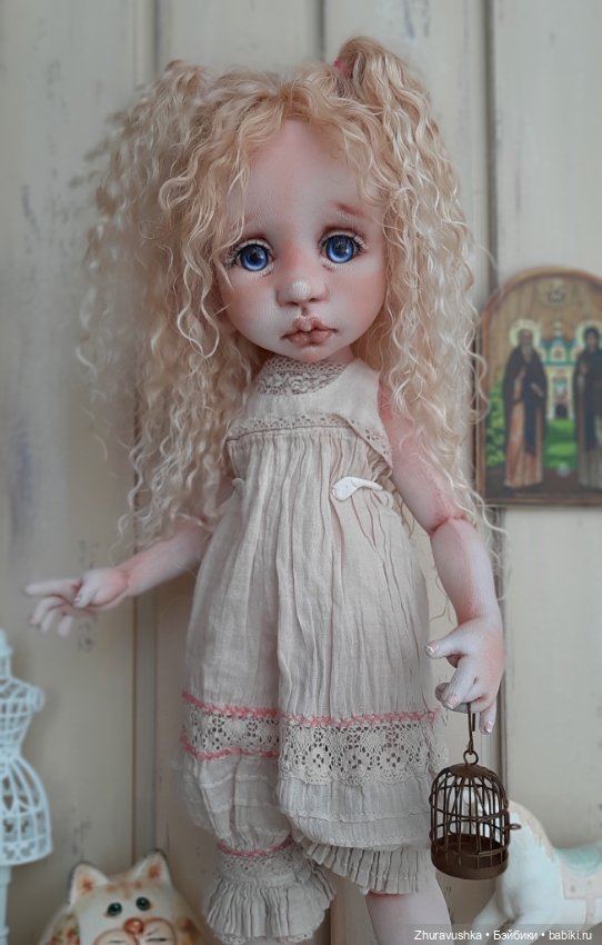 Машенька. Текстильная интерьерная куколка