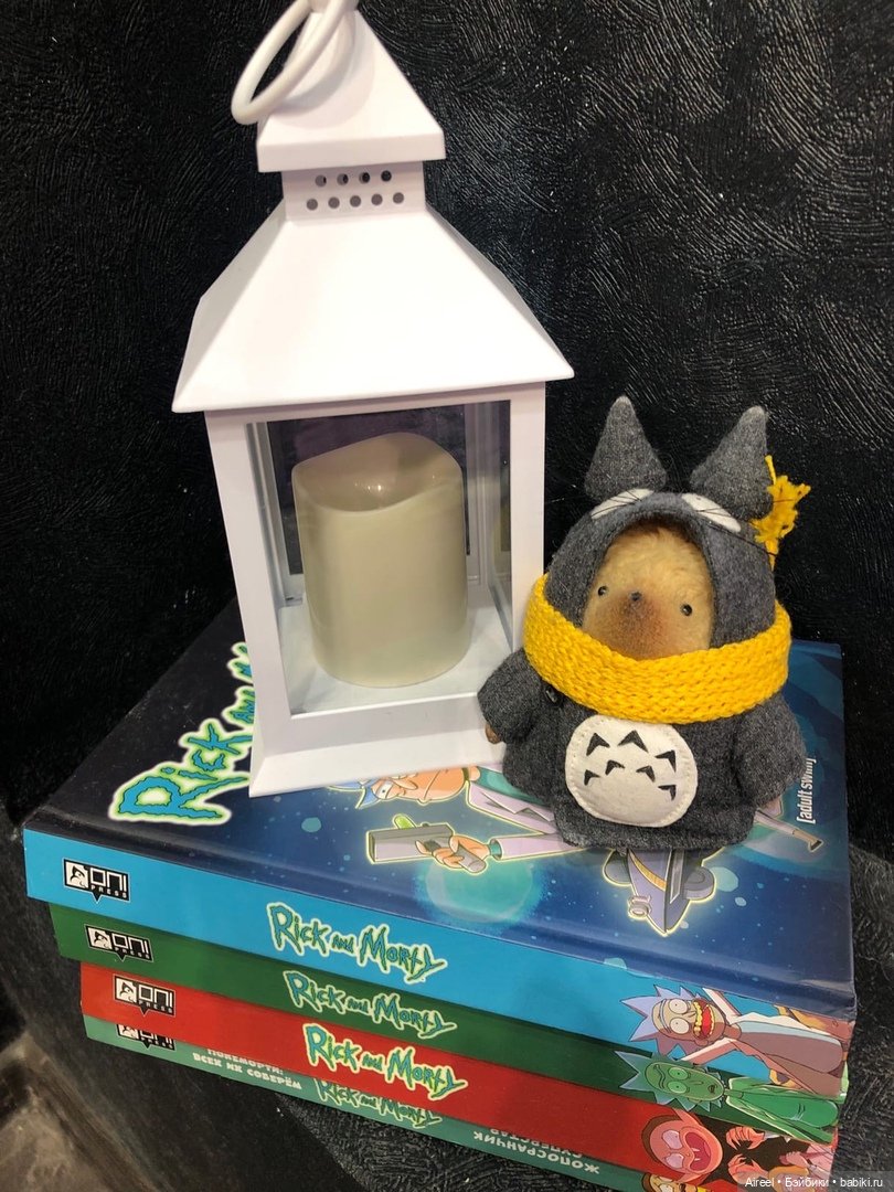 Авторский ежик в костюме тоторо от Настены Никитиной (фото 3)