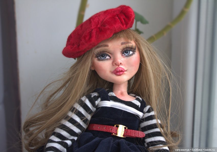 Авторская кукла из полимерной глины (фото 2)