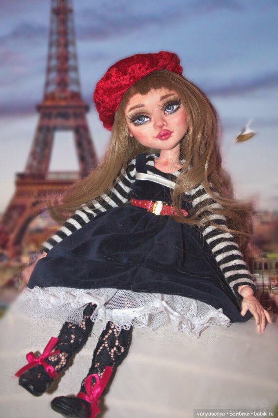 Авторская кукла из полимерной глины