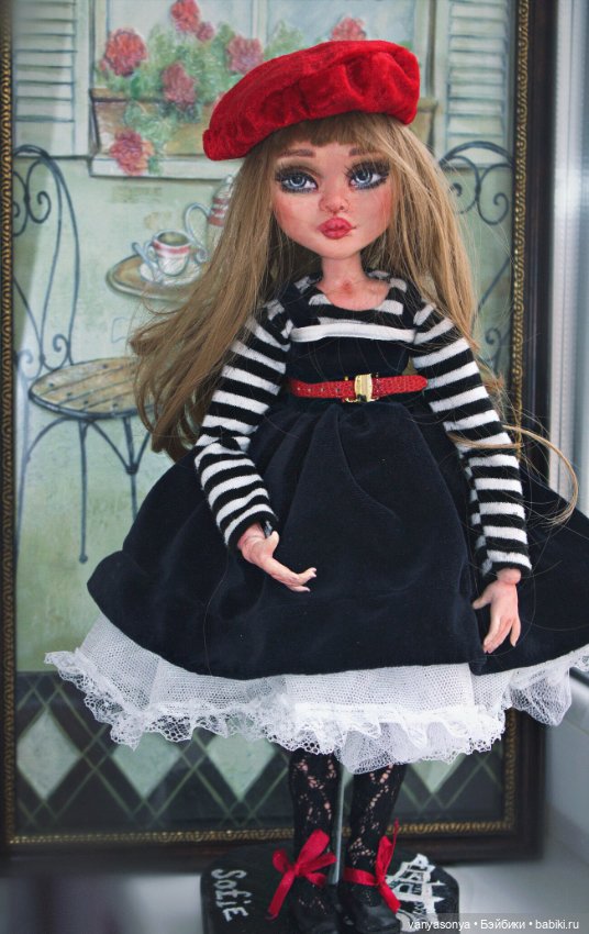 Авторская кукла из полимерной глины (фото 6)