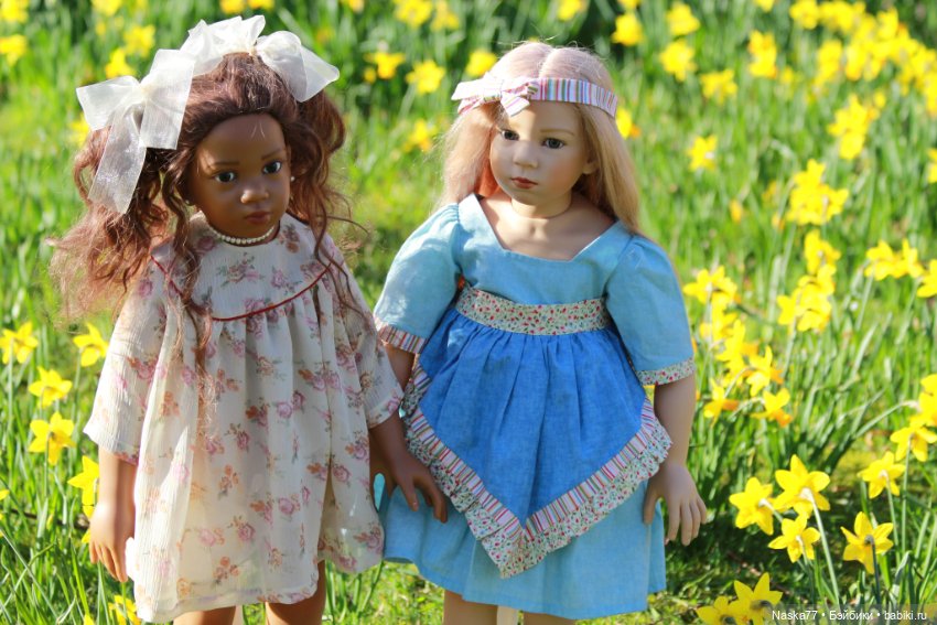 Авторские куклы Lschina и Tamina от Elisabeth Lindner (фото 2)