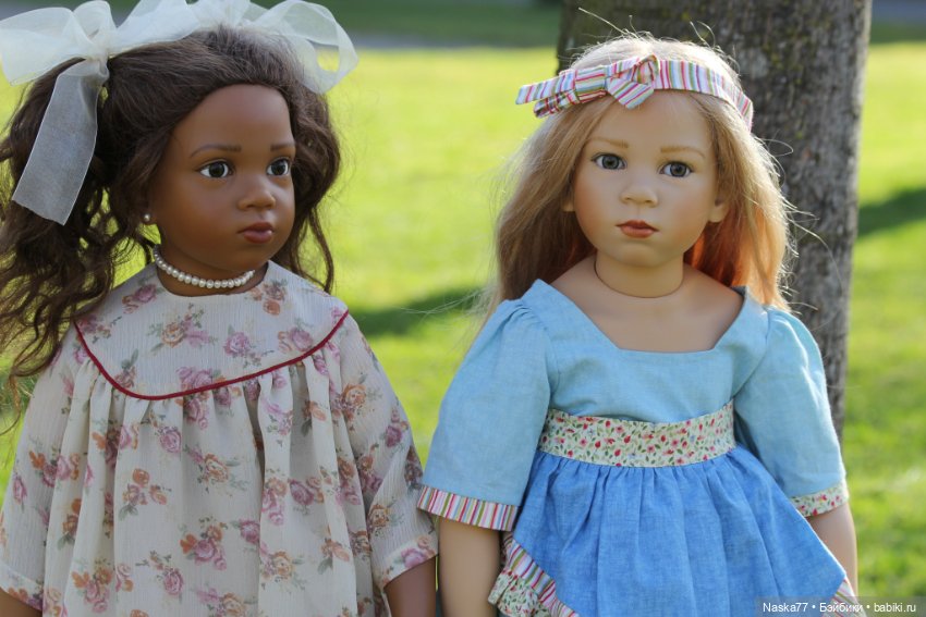 Авторские куклы Lschina и Tamina от Elisabeth Lindner