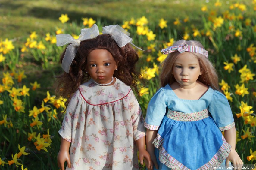 Авторские куклы Lschina и Tamina от Elisabeth Lindner