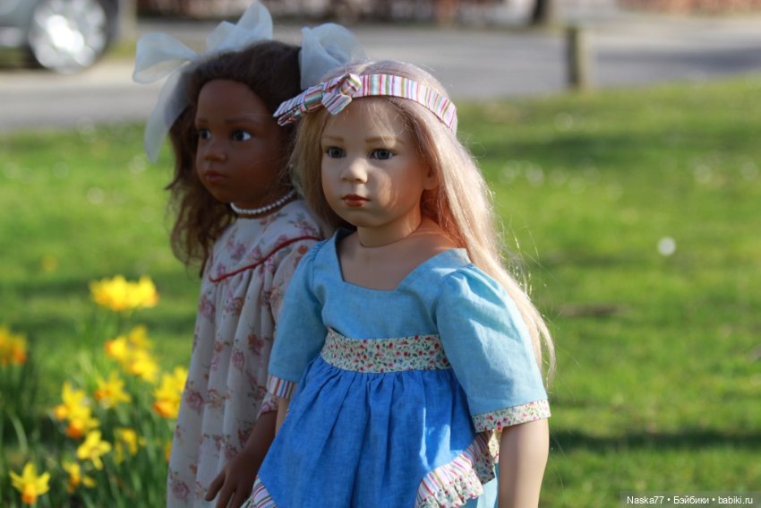 Авторские куклы Lschina и Tamina от Elisabeth Lindner