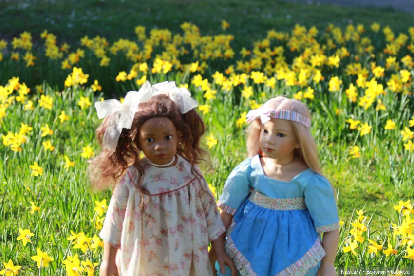 Авторские куклы Lschina и Tamina от Elisabeth Lindner