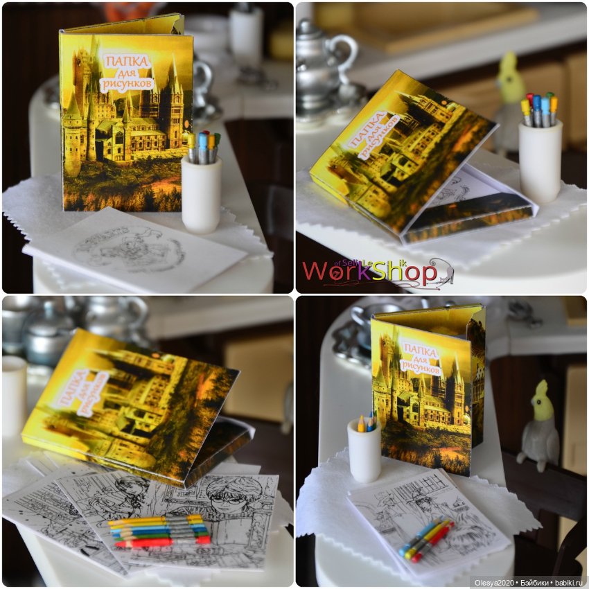 Раскраски с карандашами (20 наборов) (фото 2)