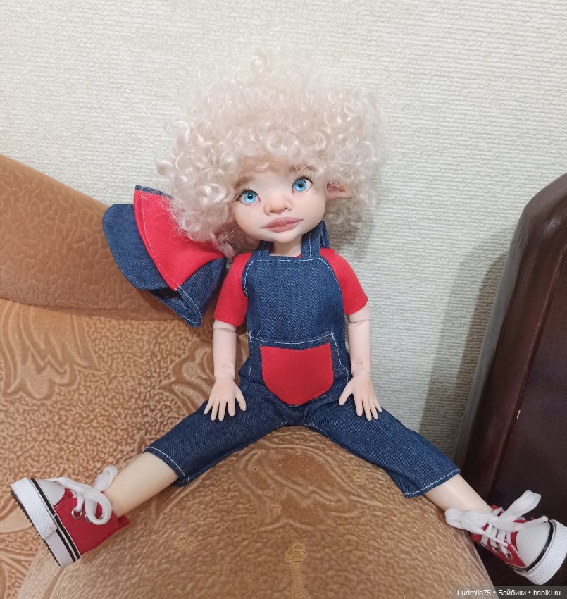 Натуральный блондин — Лепка авторских кукол: полимерная глина (фото 6)