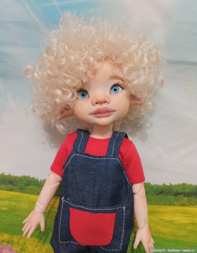 Натуральный блондин — Лепка авторских кукол: полимерная глина (фото 2)