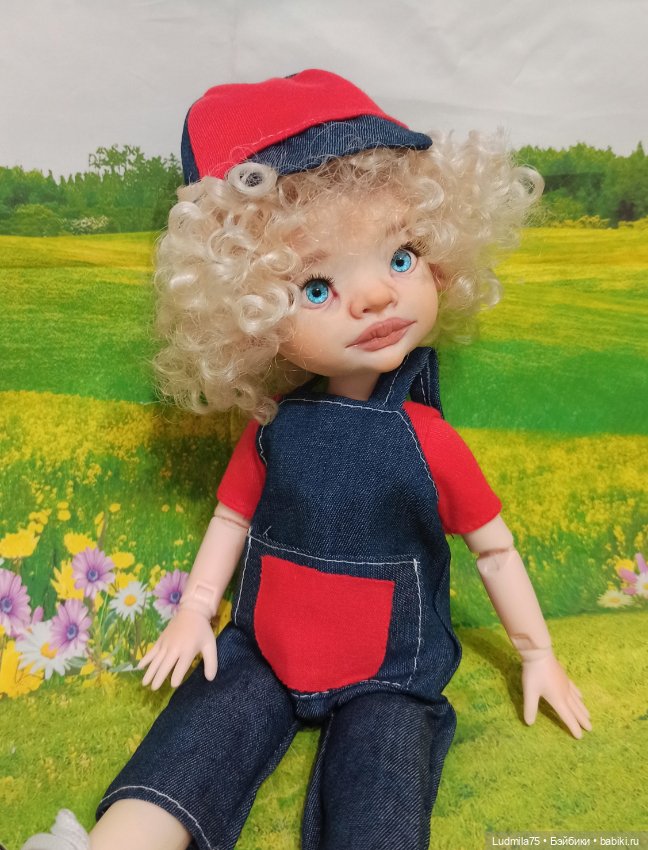 Натуральный блондин — Лепка авторских кукол: полимерная глина