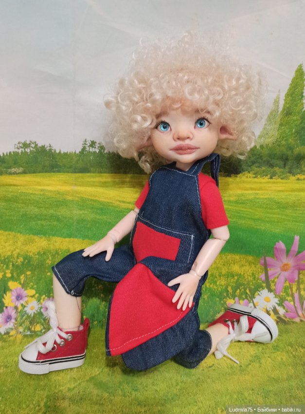 Натуральный блондин — Лепка авторских кукол: полимерная глина (фото 7)