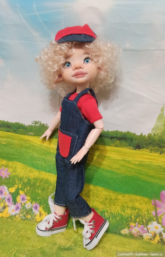Натуральный блондин — Лепка авторских кукол: полимерная глина (фото 4)