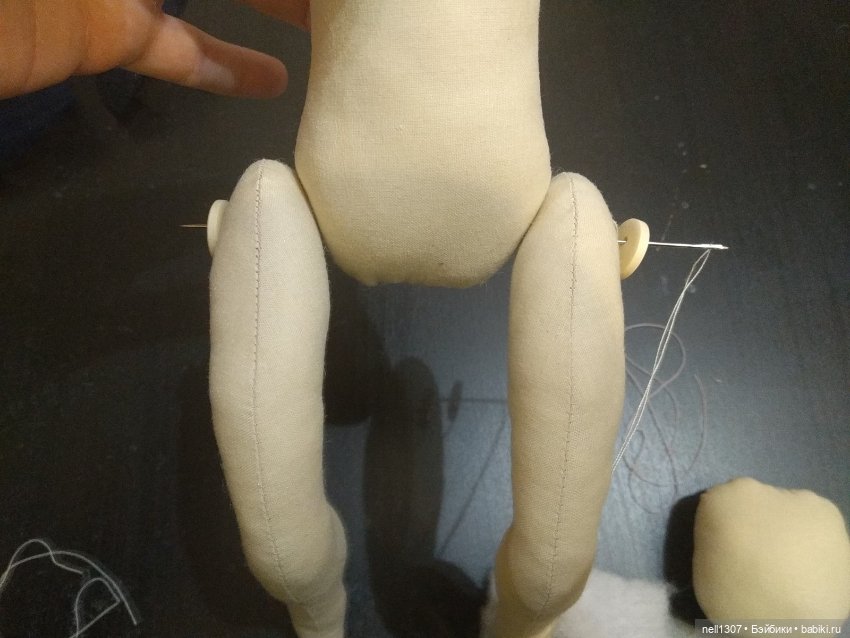 Шьем тельце "сидящей" куколки по выкройке из интернета (фото 5)