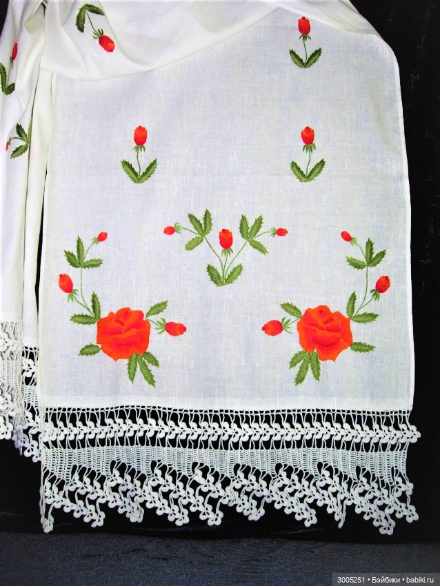 Вышитые гладью рушники — Вышивка крестиком (фото 3)