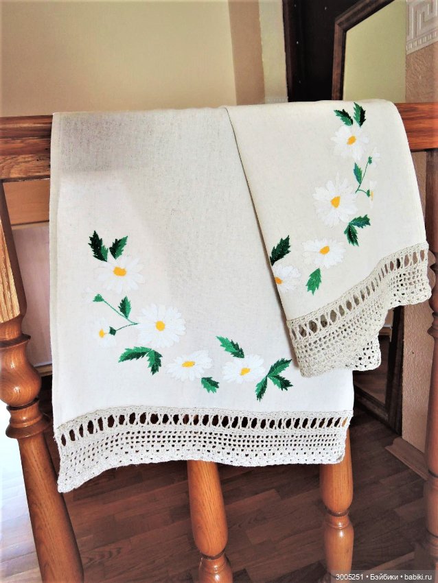 Вышитые гладью рушники — Вышивка крестиком (фото 7)