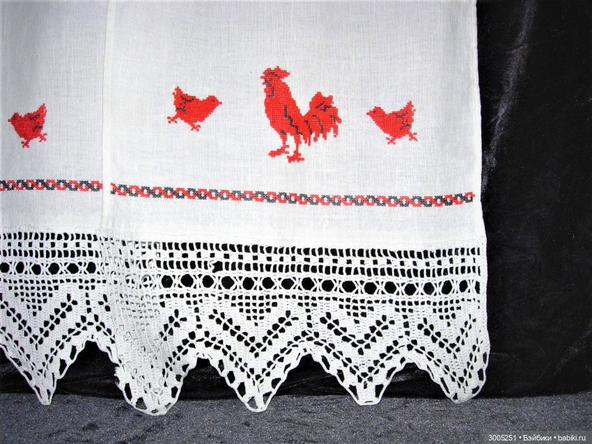 Вышитые гладью рушники — Вышивка крестиком (фото 4)