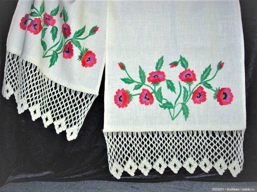 Вышитые гладью рушники — Вышивка крестиком (фото 5)