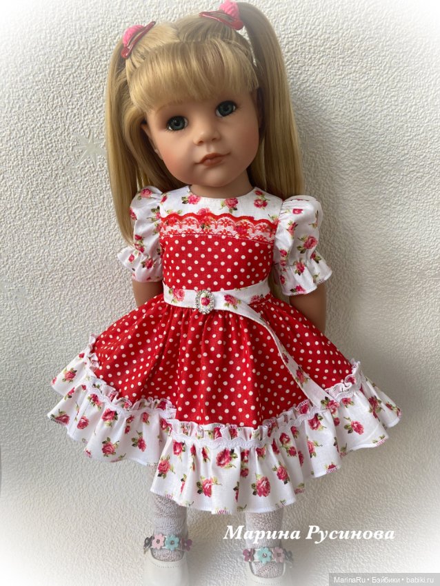 Снова платья — Одежда и обувь для кукол своими руками: фото (фото 4)