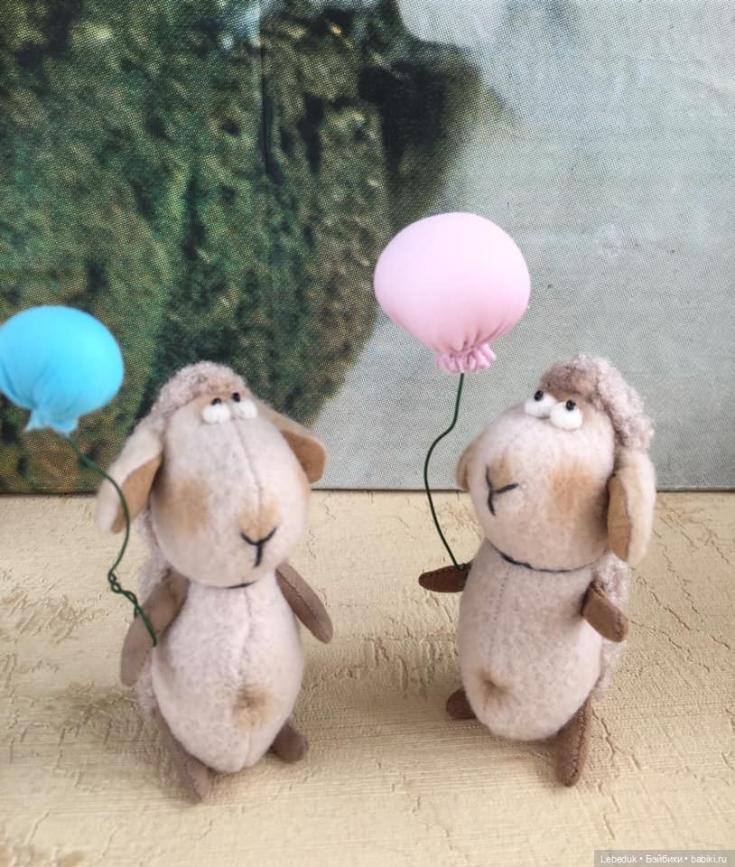 Овечья семейка. Интерьерные текстильные игрушки (фото 3)